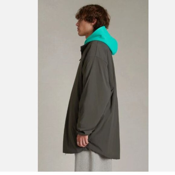 ESSENTIALS Fear of God Ink Filled Oversized Jacket Puffer Men's Size L Relaxed - Picture 3 of 11